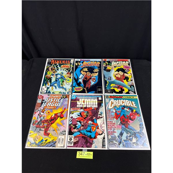 Lot of 6 Comics on Board in Bag