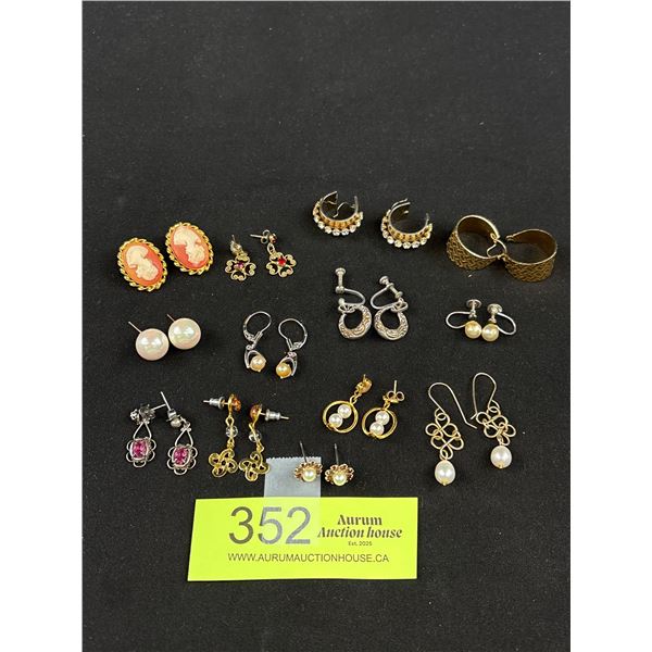 Vintage Antique Earring Lot - All Good Condition!