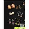Image 2 : Vintage Antique Earring Lot - All Good Condition!