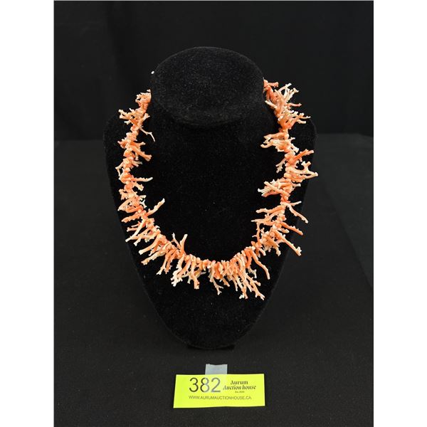 Vintage Branch Coral Necklace (c.1970's)