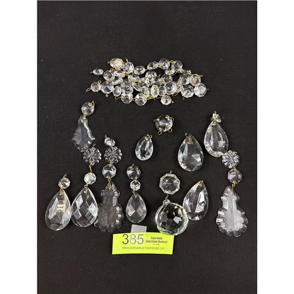 Asstd. Chandelier Crystals Including 1-1/2" Ball