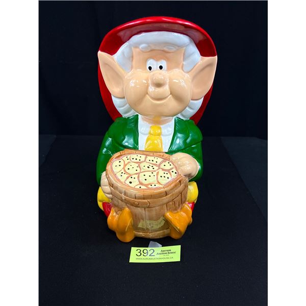 Mint Condition Large Keebler Cookie Jar, Dated 1989 Bottom, Approx 12" Tall