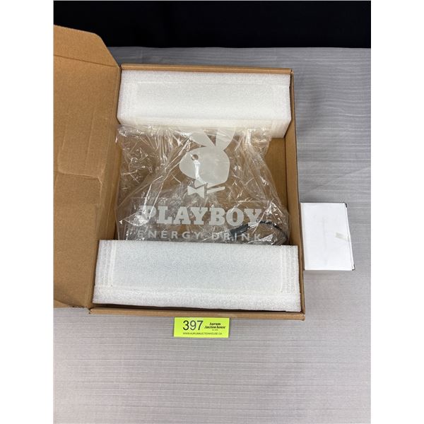 NOS Playbooy Energy Light Up Sign, Never Out of Box, Approx. 12" Tall