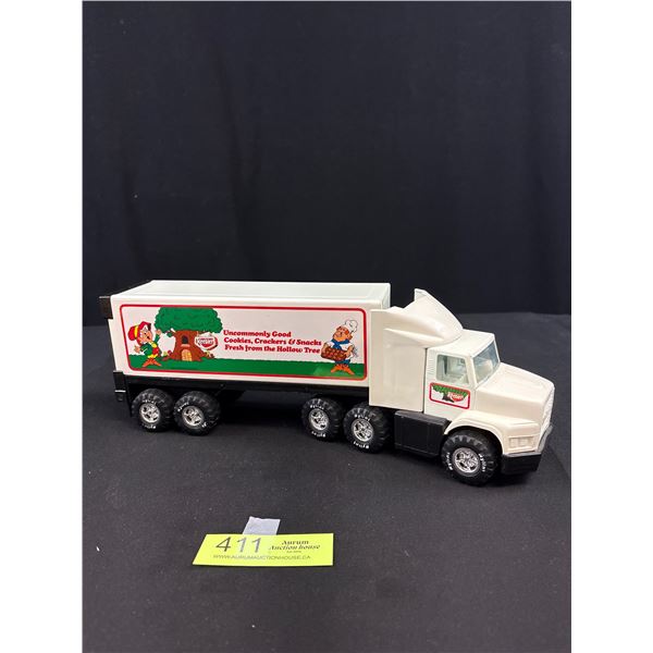 1989 Keebler Cookies Pressed Steel Semi Truck, Made By Nylint, Approx. 14" Long