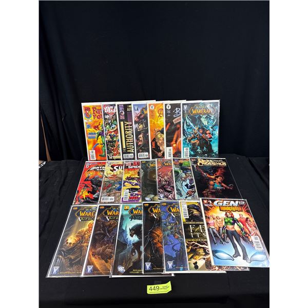 20+ Comics on Board in Bag