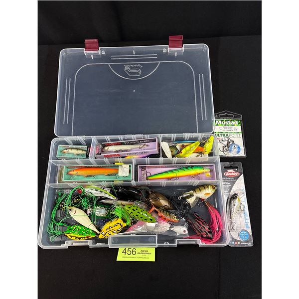 Case Full of Fishing Hooks and Lures