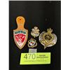 Image 1 : 4 WW1 Military Badges