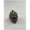 Image 2 : Vintage Black Native Design Ring