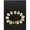 Image 3 : Vintage Heavy Weighted Gold Color Metal Bracelet