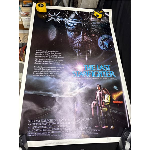 Original 1984 "The Last Starfighter" Movie Poster Measures 27" x 41"