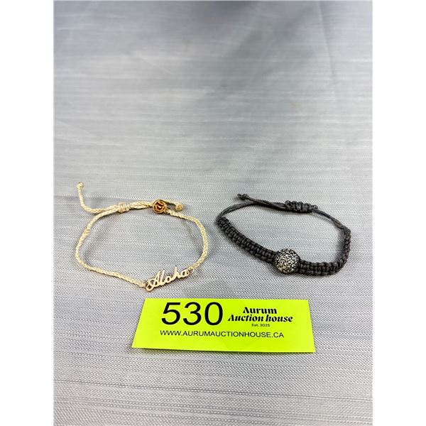 Pura Vida Gold Color Aloha Bracelet