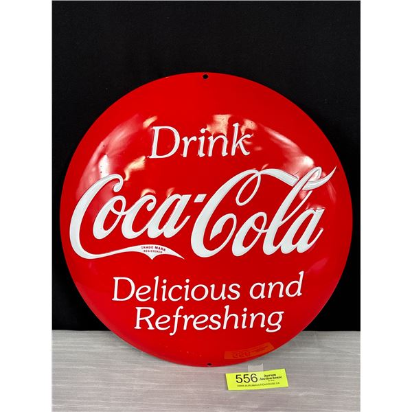14 1/2" DIA Coca-Cola Button