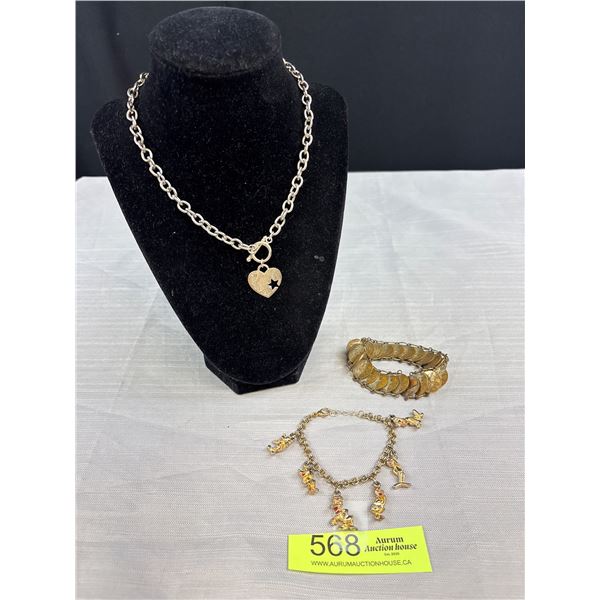 Vintage Coins + Charms Bracelet