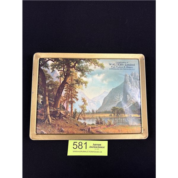 1930's Walters Limited Fruit Packet + Shippers Summerland & Peachland B.C. Picture Approx 6" x 7"