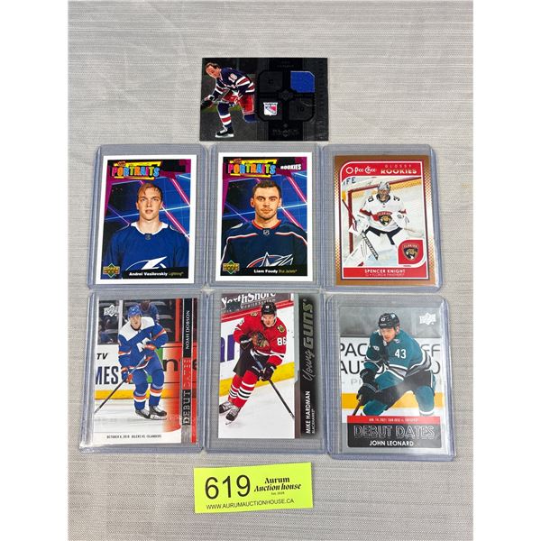 Lot fo 6 Upper Deck Cards & 1 OPC Card