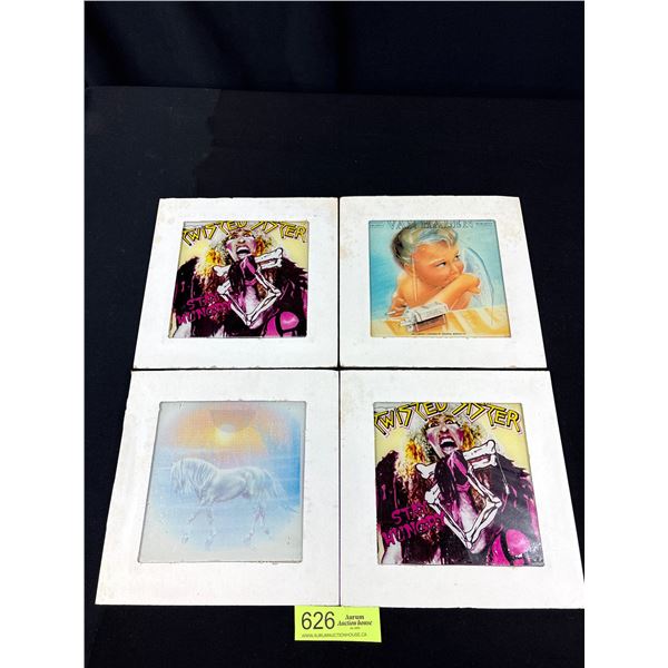 Lot of 1980s Carnival Glass Pictures PNE etc.