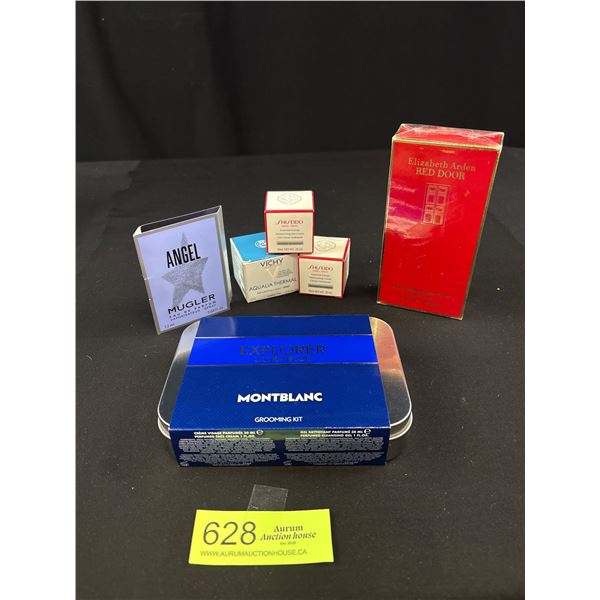 Nice Lot of Unopened Perfume and Cream Samples, Along with Full Size Perfume Unopened and Montblanc 