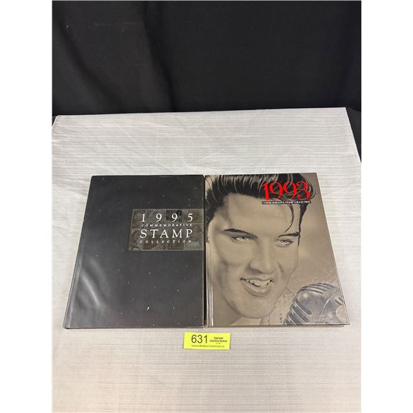1993 and 95 Commemorative Stamp Books Never Used Elvis Etc