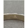 Image 2 : Heavy Large Titanium Link Bracelet, I.D. w/ Genuine Tested Diamond Inset