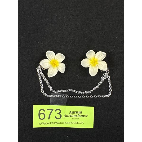 Vintage German Sweater Clips, Marked Germany