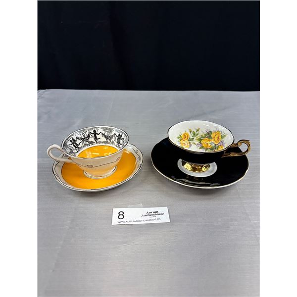 Queens and Grosvenor Cups and Saucers