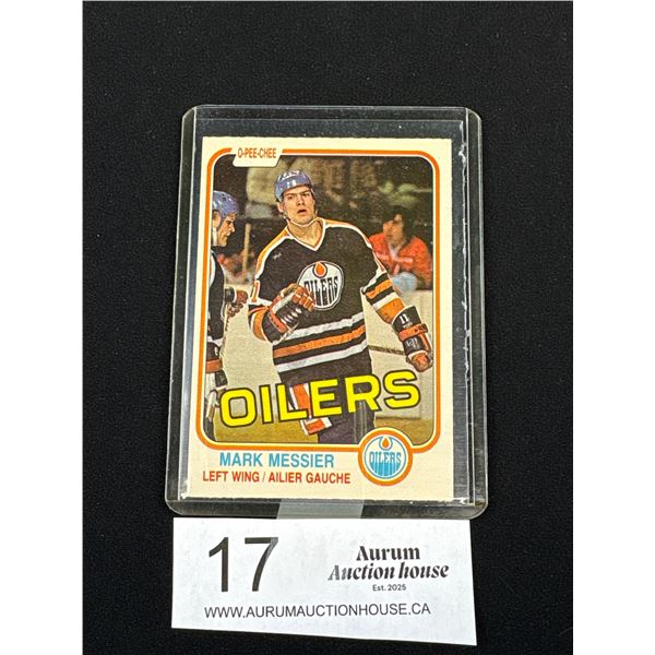 1981/82 OPC Mark Messier, 2nd Year Card