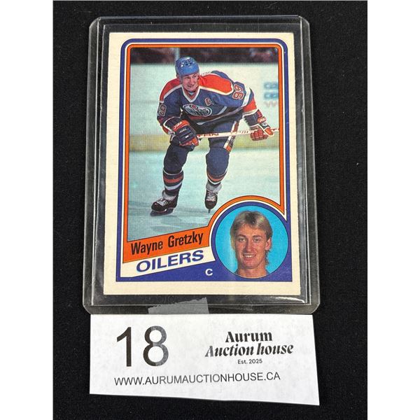 1984/85 OPC Wayne Gretzky Card