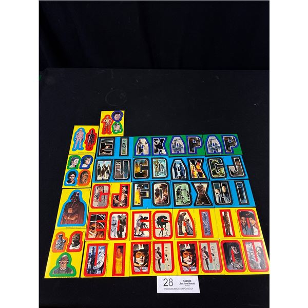 Lot of 25 1980 Empire Strikes Back Stickers