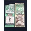 Image 3 : Lot of 4 1930's Diamond Matchbook Cover NFL Players: George Hurley, George Kenneally, Lee Woodruff, 