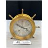 Image 1 : Brass Navy Clock As Is