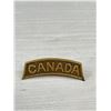 Image 4 : WW1 Canadian Badges 1) Service at the Front 2) Canadian Victory Bonds 3) Canada Shoulder Badge