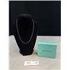 Image 1 : Vintage Tiffany & Co. Sterling Chain Box Marked 925 Tiffany & Co.