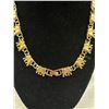 Image 3 : Vintage Gold Plated Elephant Link Necklace - Very Unique!