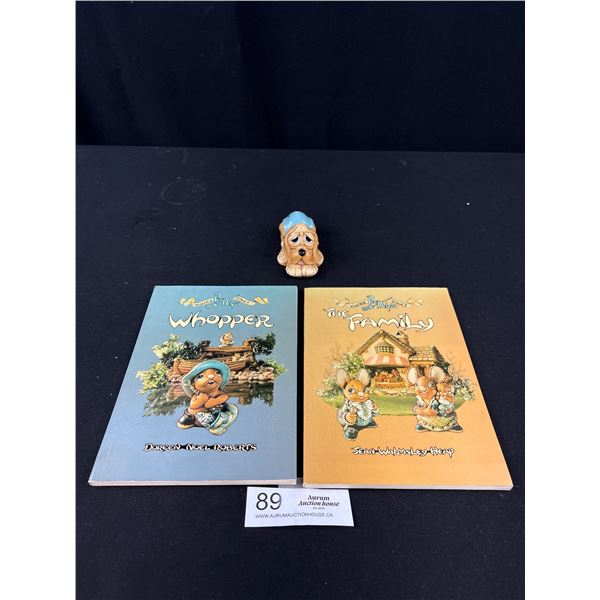 A Pendelfin Lot 2 Books + Figurine "Pooch"