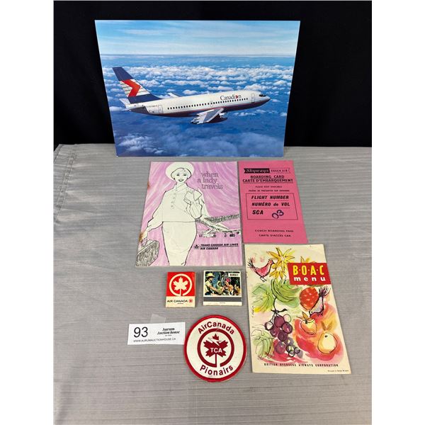 Vintage Air Memorabilia Lot
