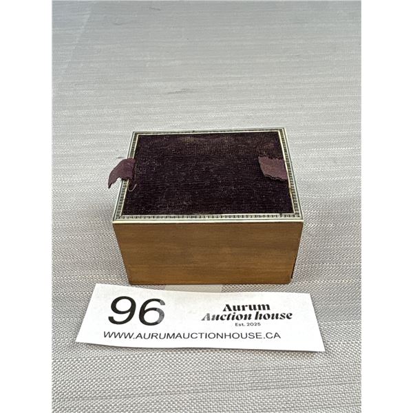 Circa 1900 Wood Body Pin Cushion