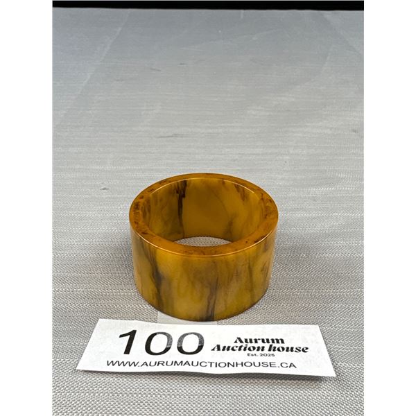 Genuine 1930's Butterscotch Bakelite Napkin Ring