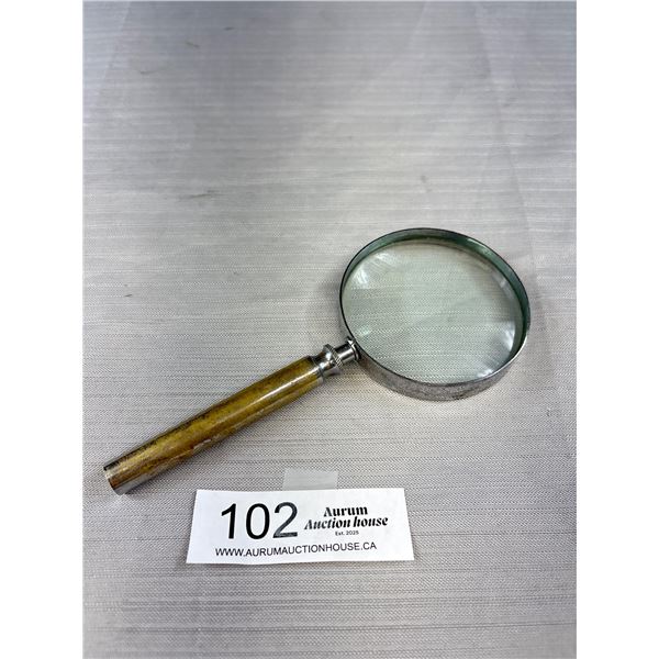 A Good Antique Handheld Magnifying Glass