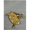 Image 3 : Pretty Vintage Ballerina Brooch w/ Clear Rhinestones