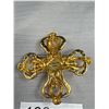 Image 2 : Vintage Statement Park Lane Gripoix Goldtone Maltese Cross Pendant/Brooch