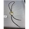 Image 2 : Vintage Sterling w/ Handcrafted Bolo Tie w/ Gold Wash Accent