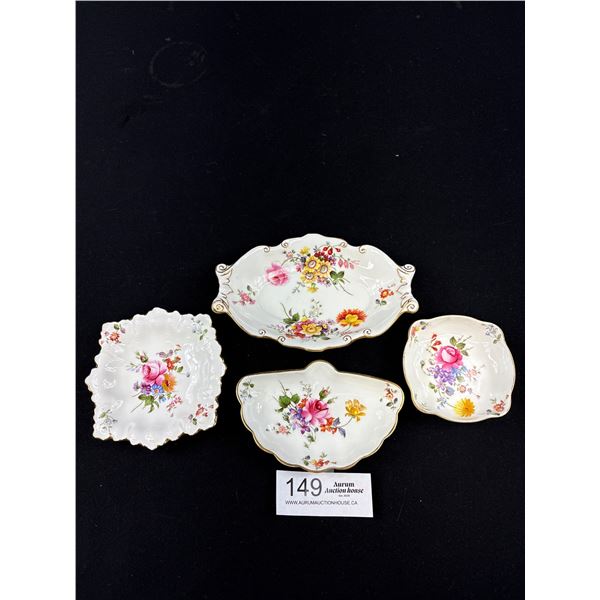 Vintage Royal Crown Derby England "Posies" Trinket Dishes