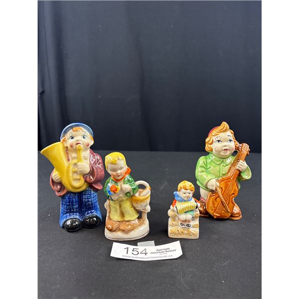 4 Occupied Japan Figurines