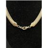 Image 2 : Large Wide Silver Snake Link Necklace Classy!