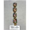 Image 2 : Antique Victorian Multistone Bracelet Early 1900s
