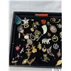 Image 2 : Charm/Pendant Display Loaded w/ Vintage Assorted Charms