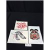 Image 1 : Lot of 3 West Coast Native Art Card Prints