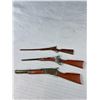 Image 3 : Lot of 7 Vintage Toy Rifles, 6 Rifles Measure 7-8" 1 Smaller