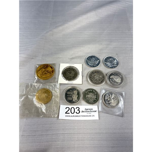 Nice Lot of Native Tokens and Other Canadians Tokens