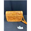 Image 5 : Very Nice Hand Tooled Mexican Leather Clutch Purse w/ Floral Design